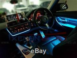 For BMW F30 F31 F34 F82 M3 M4 Illuminated AC radio Trim Ambient Light LED strip