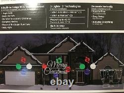 Gemmy LightSync Projection LED w Christmas Carol Musical Lightshow Light & Sound