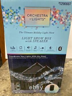 Details about   Gemmy Orchestra of Lights Holiday Lightshow Music 6 Outlet Show Box with Speaker 