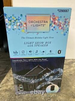 Gemmy Orchestra of Lights Holiday Lightshow Music 6 Outlet Show Box with Speaker