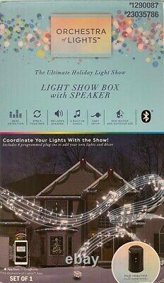 Gemmy Orchestra of Lights Light Show Box with Outdoor Speaker