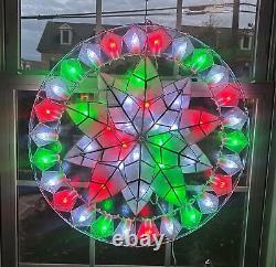 Gift Ko Poinsettia 25 inch Smart Parol Filipino Christmas Lantern All Season