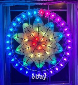 Gift Ko Poinsettia 31 inch Smart Parol COLOR CHANGING Filipino Christmas Lantern