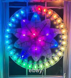 Gift Ko Poinsettia 31 inch Smart Parol COLOR CHANGING Filipino Christmas Lantern