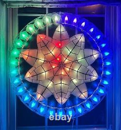 Gift Ko Poinsettia 31 inch Smart Parol COLOR CHANGING Filipino Christmas Lantern