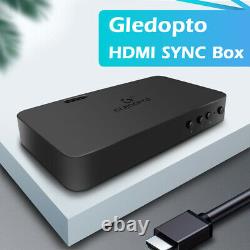 Gledopto HDMI SYNC Box Kit 5M RGB LED Mood Light Color Changing TV Backlighting