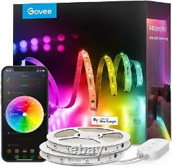 Govee 100ft RGBIC LED Strip Lights, Smart Lights Work with 100ft