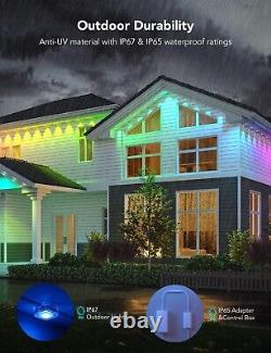 Govee 100ft Smart RGBIC Outdoor Lights H705A Multicolor, Waterproof SEALED