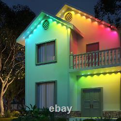 Govee 150ft Permanent Outdoor Lights Elite, Smart Festive RGBIC Lighting