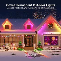 Govee 150ft Permanent Outdoor Lights Elite, Smart Festive RGBIC Lighting