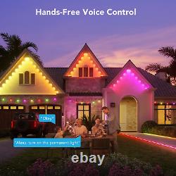 Govee 150ft Permanent Outdoor Lights Elite, Smart Festive RGBIC Lighting