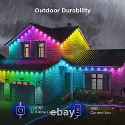 Govee 150ft Permanent Outdoor Lights Elite, Smart Festive RGBIC Lighting