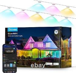 Govee 150ft Permanent Outdoor Lights, Smart RGBIC Outdoor Lights 75 Scene Modes