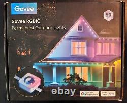 Govee 50ft Smart RGBIC Permanent Outdoor Lights NEW OPEN BOX