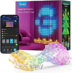 Govee Curtain Lights Smart LED Curtain Lights Color Changing Wall Lights