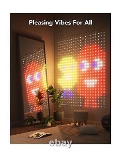 Govee Curtain Lights, Smart LED Curtain Lights, Color Changing Wall Lights, D