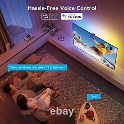 Govee Envisual TV LED Backlights with Camera, DreamView T1 RGBIC Wi-Fi TV Bac