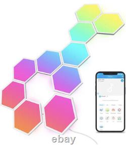 Govee Glide Hexa Light Panels, RGBIC LED Hexagon Wall Lights, Wi-Fi Smart 10pack