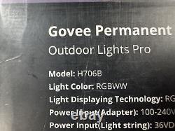 Govee H706B Permanent Outdoor Light Pro 150ft 90 RGBIC LED White New Sealed