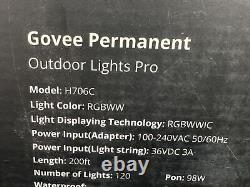 Govee H706C Permanent Outdoor Lights Pro 200ft Waterproof New Factory Sealed