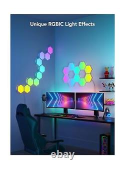 Govee Hexagon Light Panels, Smart LED Wall Lights, Glide Hexa RGBIC Wall Ligh