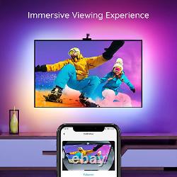 Govee Immersion WiFi TV LED Backlights with Camera, RGBIC Ambient TV Lighting fo