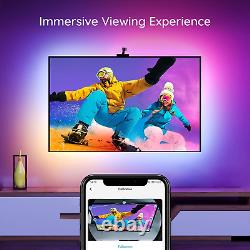 Govee Immersion WiFi TV LED Backlights with Camera, Smart RGBIC Ambient TV Light