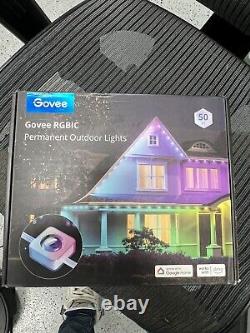 Govee LED Permanent Outdoor Lights Smart RGBIC 50ft with 36 LED Eaves Lights