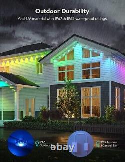 Govee LED Permanent Outdoor Lights Smart RGBIC 50ft with 36 LED Eaves Lights