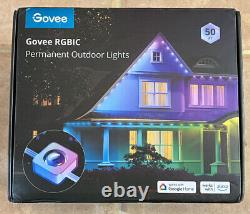 Govee Permanent LED Outdoor Lights Smart RGBIC Outdoor Lights 50 Ft In Hand