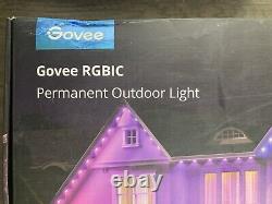 Govee Permanent Outdoor Lights 100 Ft Smart RGBIC Outdoor Lights New In Open Box