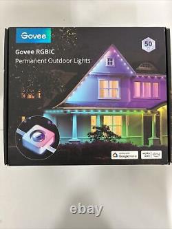 Govee Permanent Outdoor Lights Smart RGBIC Lights 75 Scene Modes 50ft