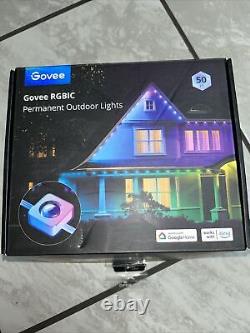 Govee Permanent Outdoor Lights, Smart RGBIC Outdoor Lights 75 Scene Modes-50ft