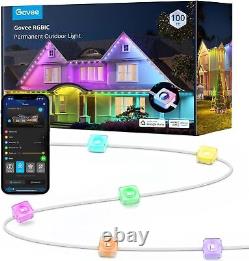 Govee Permanent Outdoor Lights Smart RGBIC Outdoor Lights with 75 Scene Modes