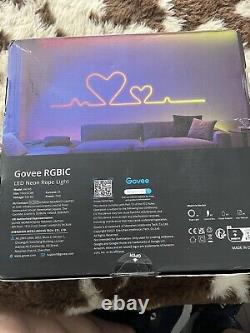 Govee RGBIC 32.8 Feet Long LED Flexible Neon Rope Light Model H61A5 NEW SEALED