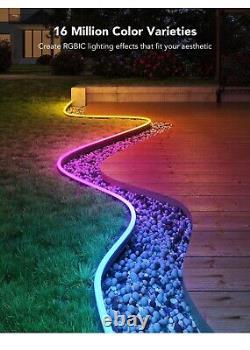 Govee RGBIC Outdoor Neon Rope Lights With 64 Scene Modes H61A8-Waterproof 32.8ft