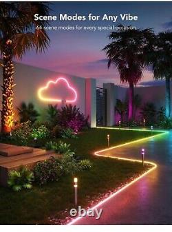 Govee RGBIC Outdoor Neon Rope Lights With 64 Scene Modes H61A8-Waterproof 32.8ft
