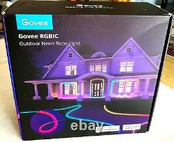 Govee RGBIC Outdoor Neon Rope Lights With 64 Scene Modes H61A8-Waterproof 32.8ft