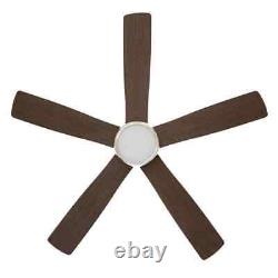 Hampton Bay Fanelee 54 in. Color Changing LED Bronze Smart Ceiling Fan withRemote