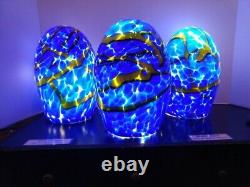 Hand-blown Glass Pendant Light SHIMMER No Hardware (3) Available or Buy As Set
