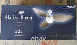 Harbor Breeze Ayreshire 52 White Color-Changing LED Indoor/Outdoor Ceiling Fan