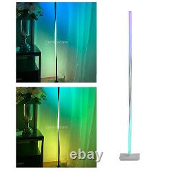 Helix Color Changing RGB LED Corner Floor Lamp Pole Light Living Room 110V