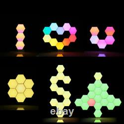 Hexagons Smart Light Modular 11 Panels Quantum Lamp Party Color Changing Décor