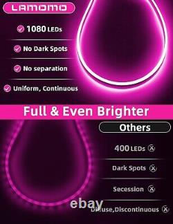 High Brightness 65.6Ft RGB LED Strip Lights Waterproof & Flexible Design