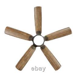 Home Decorators Camrose 60 in White Color Changing LED Bronze Indoor Ceiling Fan