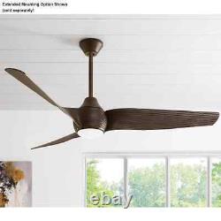 Home Decorators Kayden DC 60 in. Color Changing LED Dark Oak Ceiling Fan