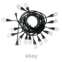 Honeywell Plug-In String Light 48 ft. Color Changing Weatherproof Black Remote
