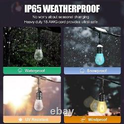 IMagic Outdoor String Lights 98 Ft 30 LED Bulbs IP65 Waterproof App Control