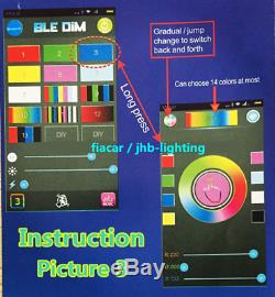 IP68 15.5 RGB ColorChange Illuminated LED Car Truck Wheel Rings Light 4PCS SET