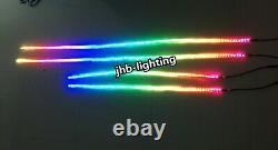 JHB 2PCS 4FT + 2PCS 6.5FT IP68 Color Change &Chasing LED Underglow Strips Lights